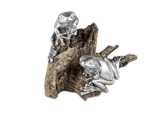 Frösche auf Stein Sitzend (4-4)