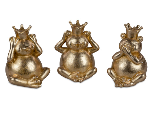 goldene Froschfiguren (2-5)