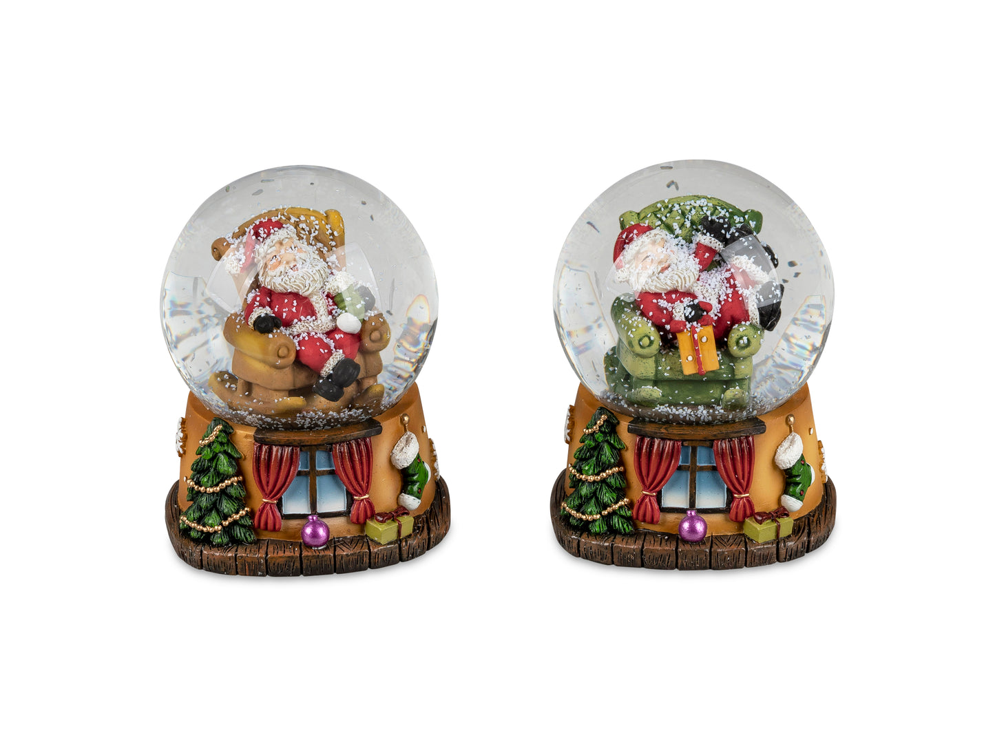 Verzaubernde Schüttelkugel Weihnachtsmann