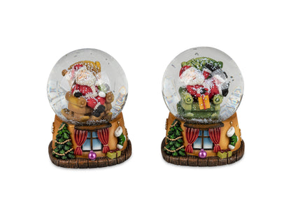 Verzaubernde Schüttelkugel Weihnachtsmann