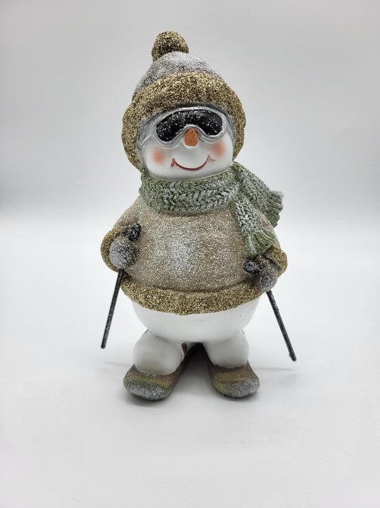 Schneemann auf Skier (2-4)