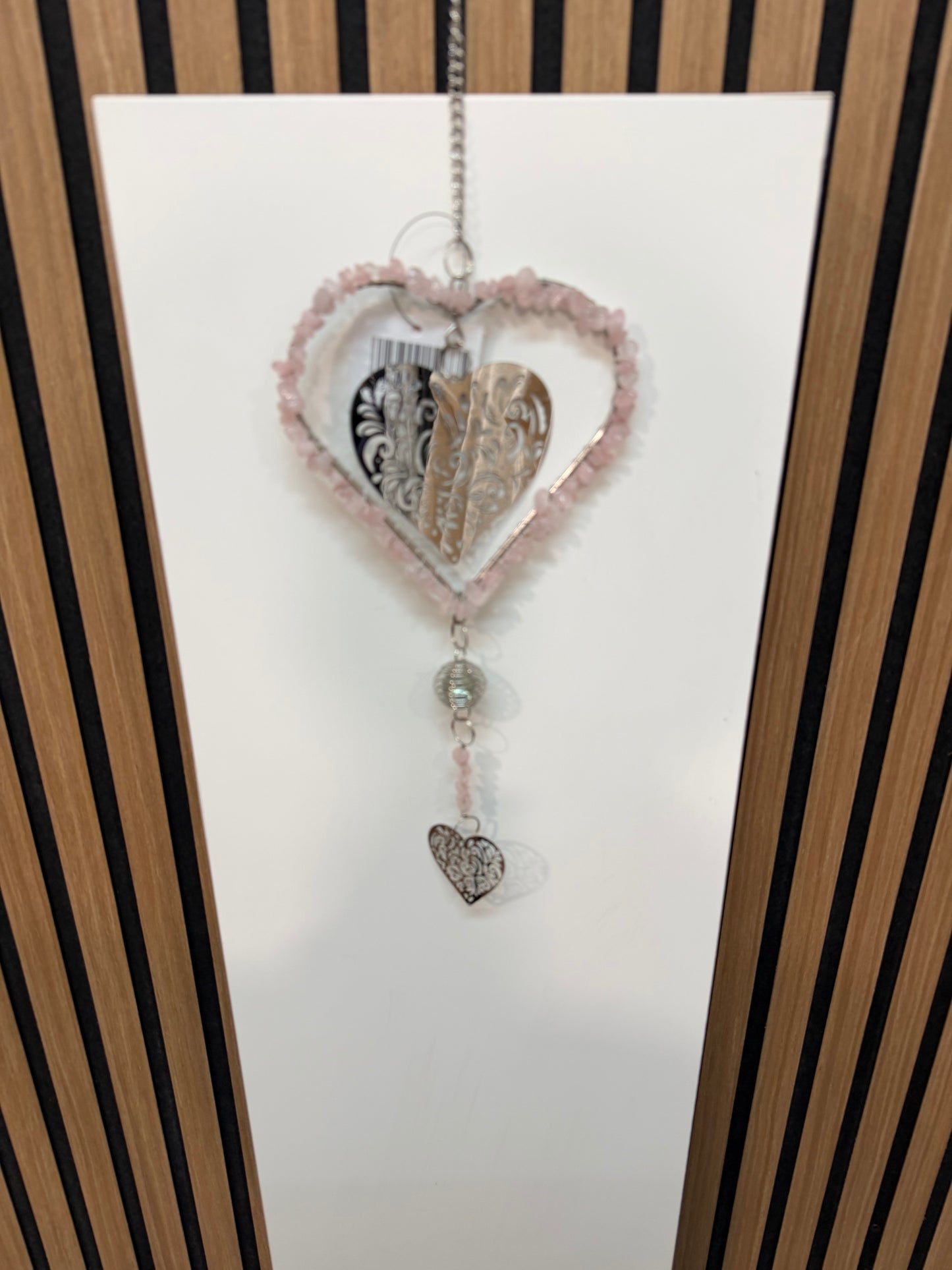 Hänger Herz mit farbigen Steinen (9-5)