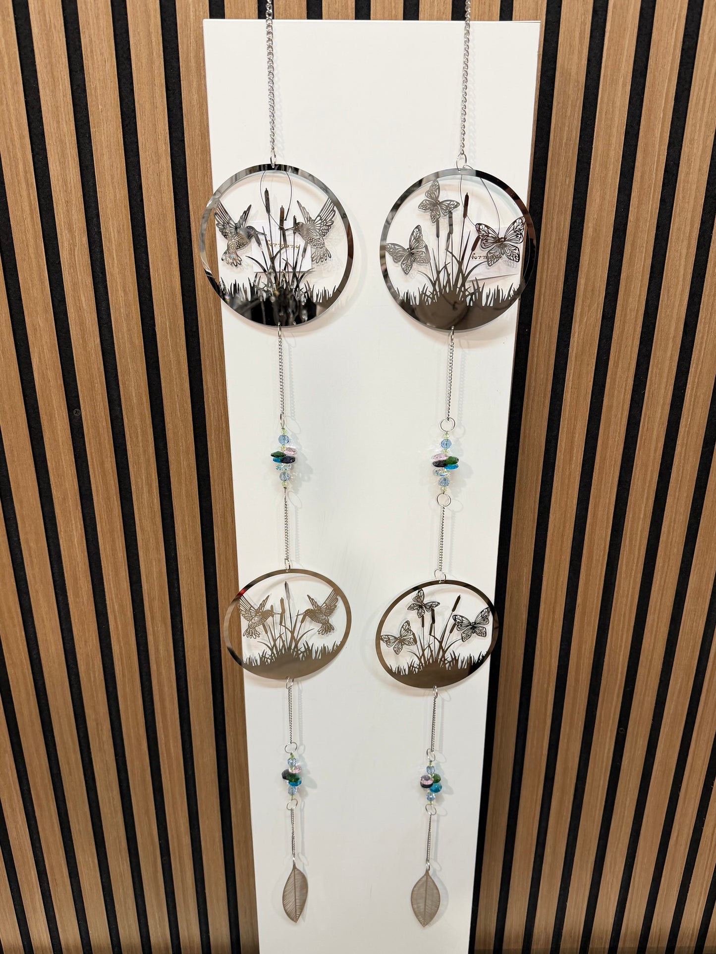 Hänger mit Kristall 86 cm (9-4)