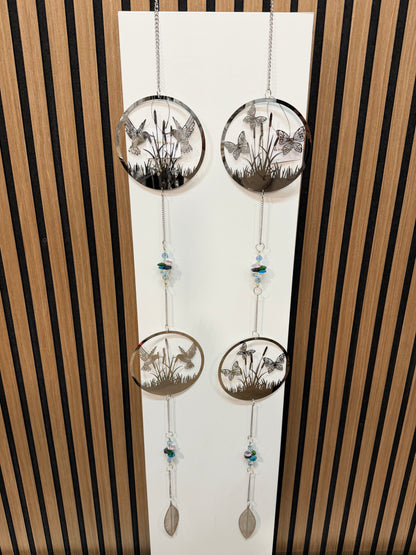 Hänger mit Kristall 86 cm (9-4)