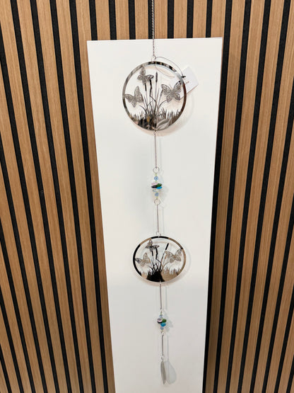 Hänger mit Kristall 86 cm (9-4)